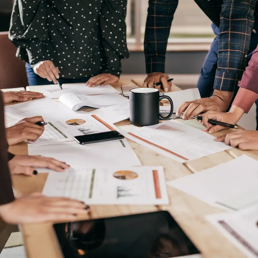 Meeting Notes Around Table